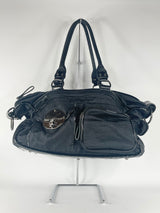 Mimco 'Lucid' Black Synthetic Baby Bag