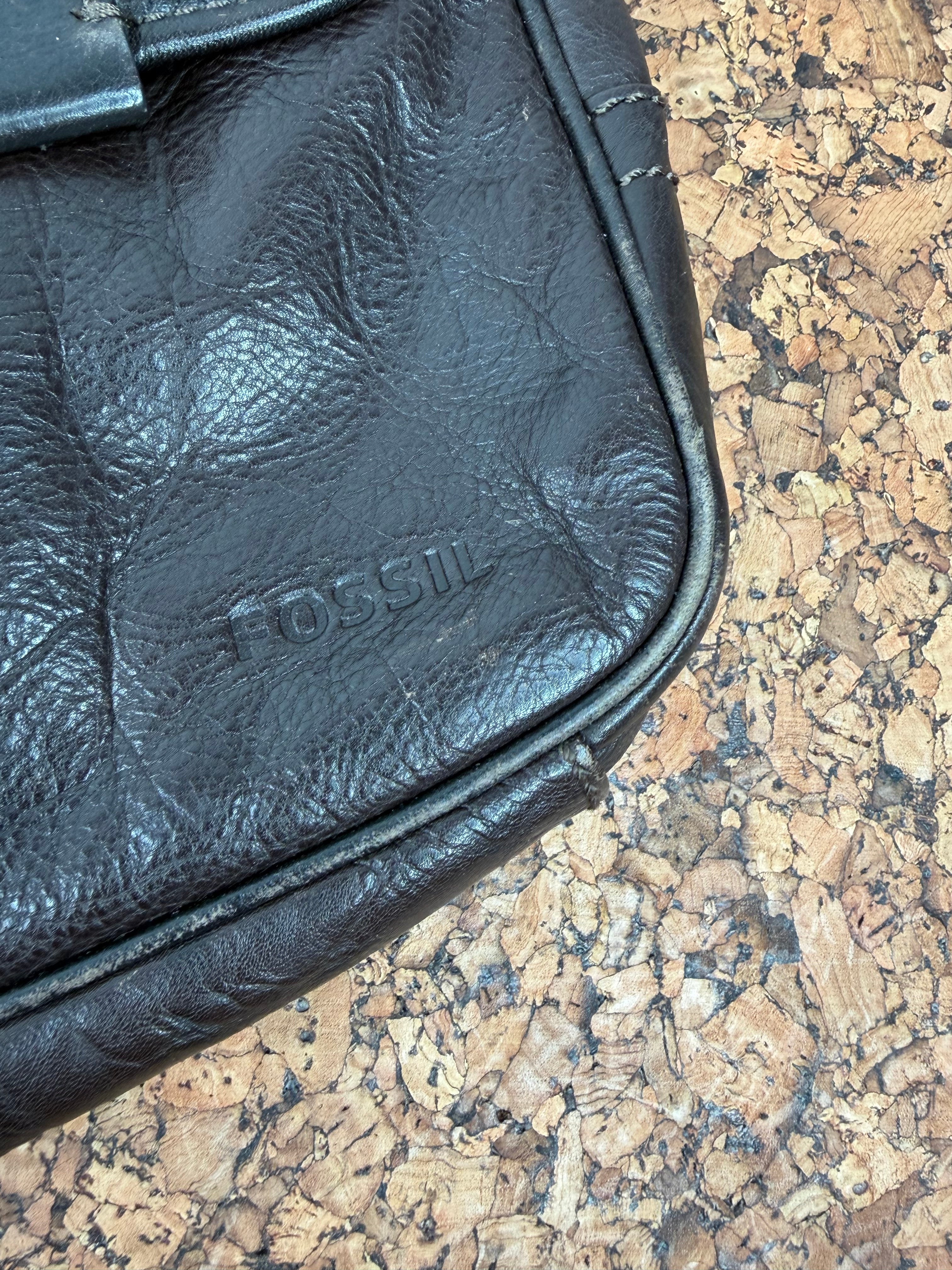 Fossil Chocolate Leather Satchel