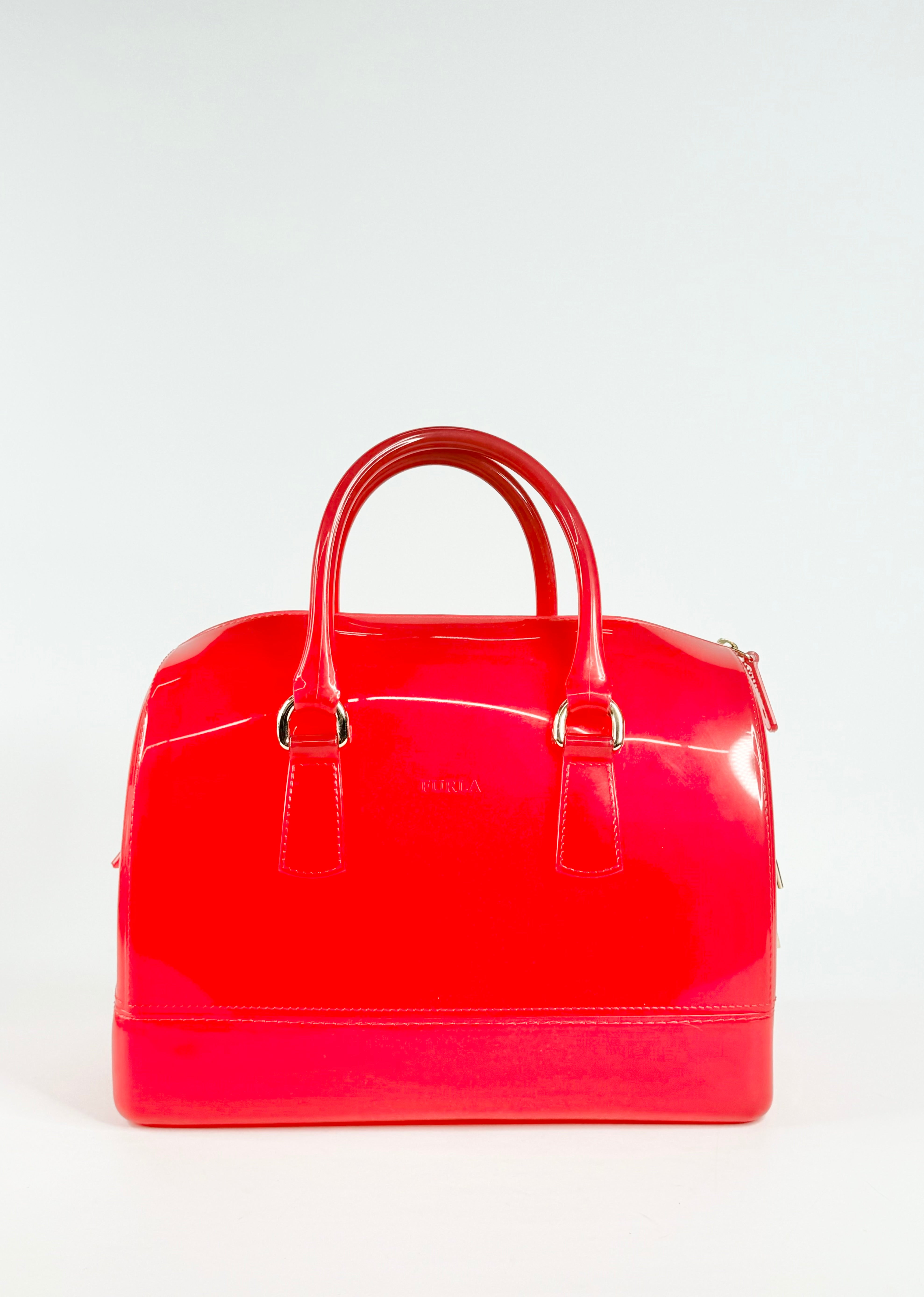 Furla Raspberry Candy Tote Bag
