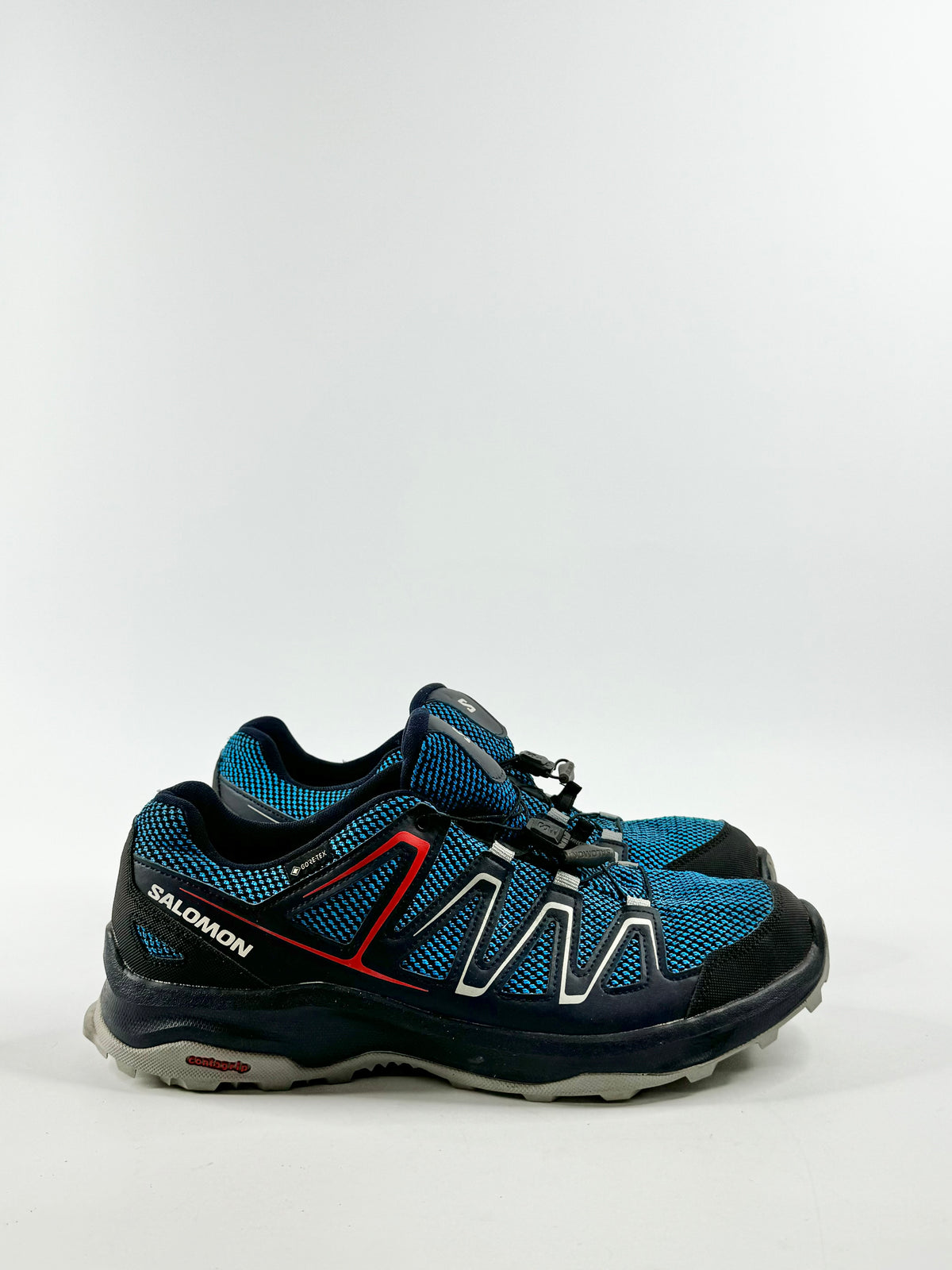 Salomon Blue Custer Elastic Lace Sneakers - EU46