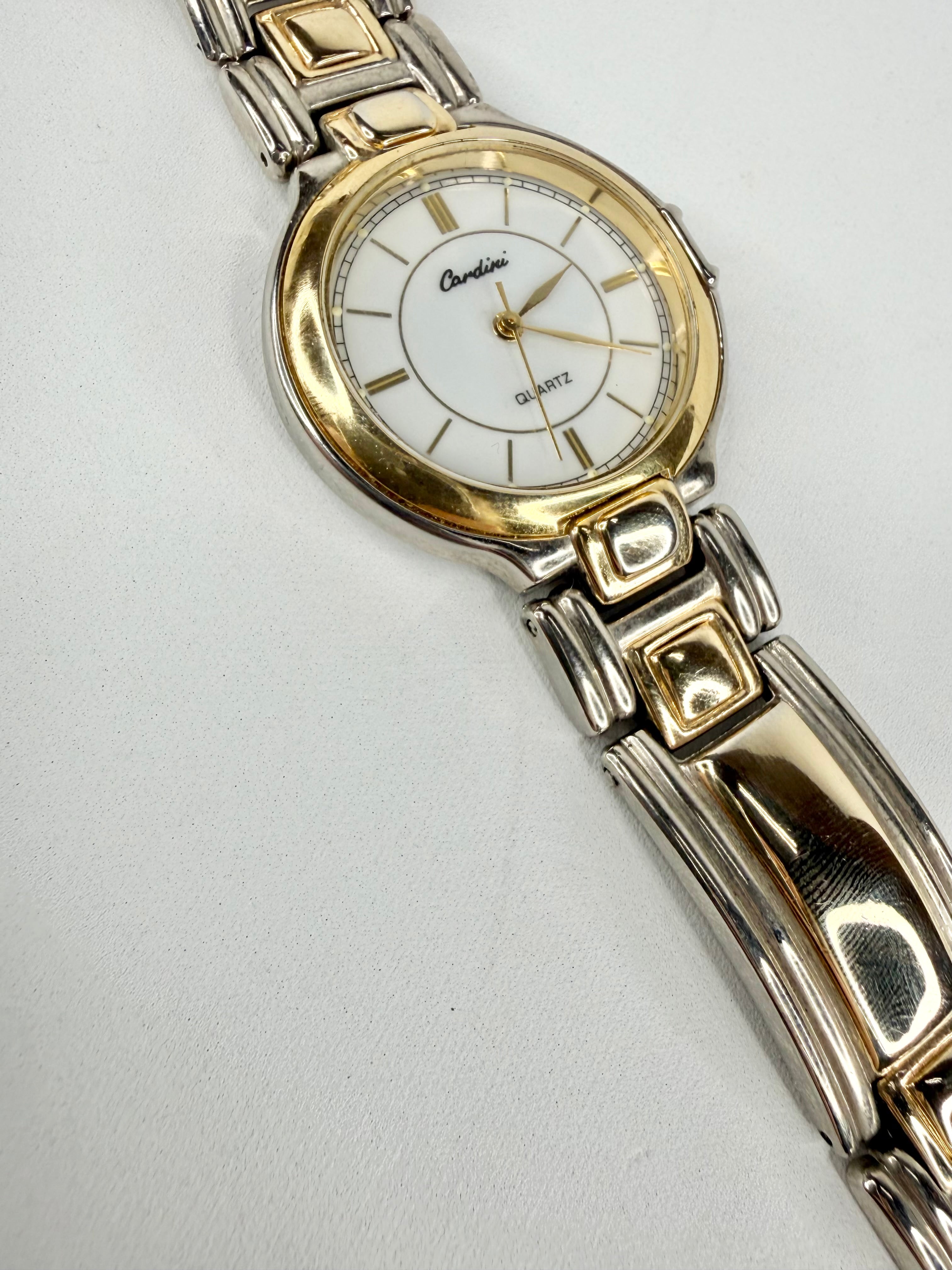 Cardini Gold & Silver Duo Tone Quartz Watch
