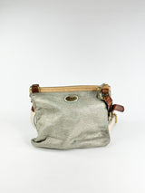 Fossil Woven Cross Body Bag