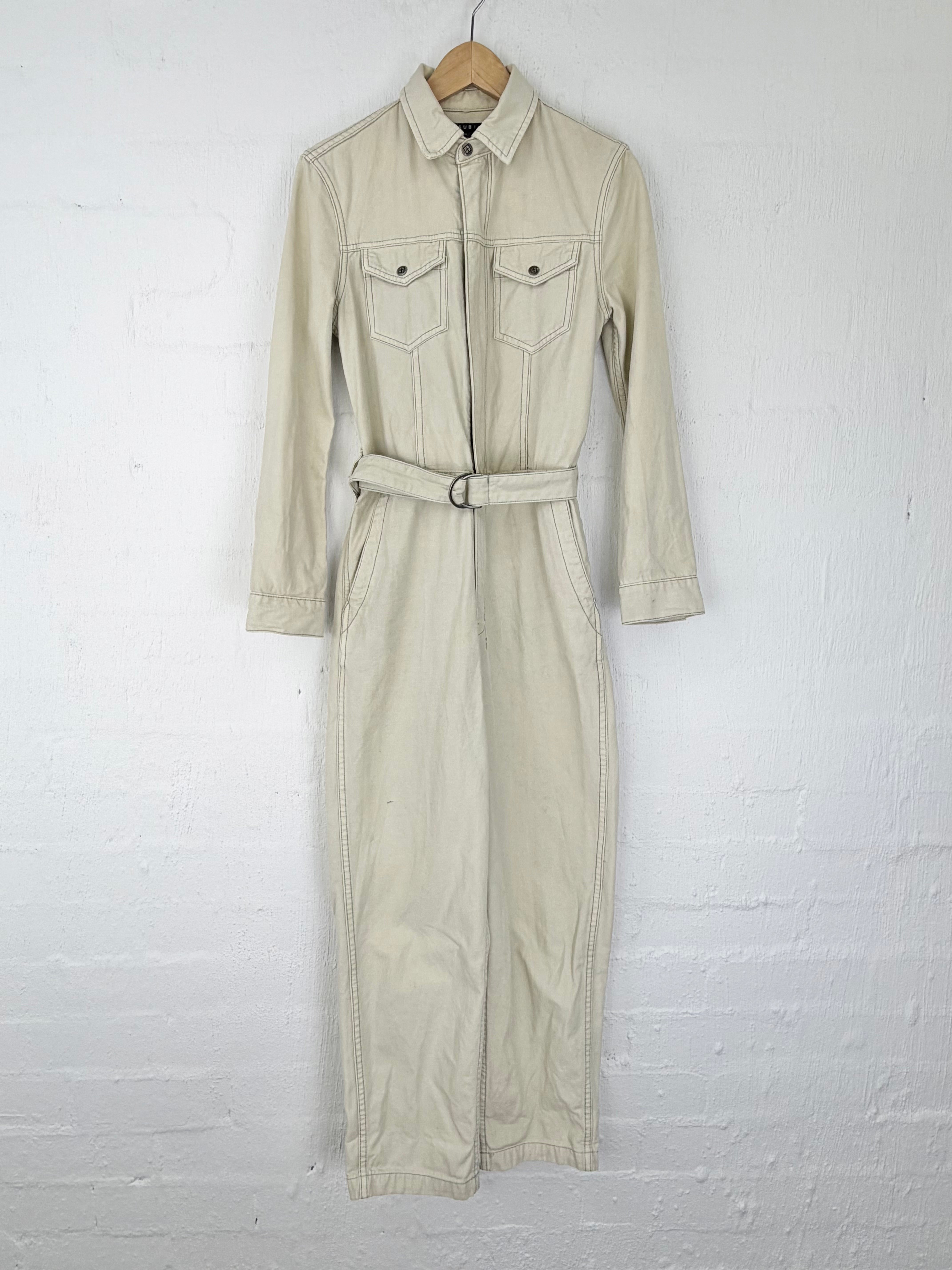Ksubi Ecru Long Boiler Suit - AU6