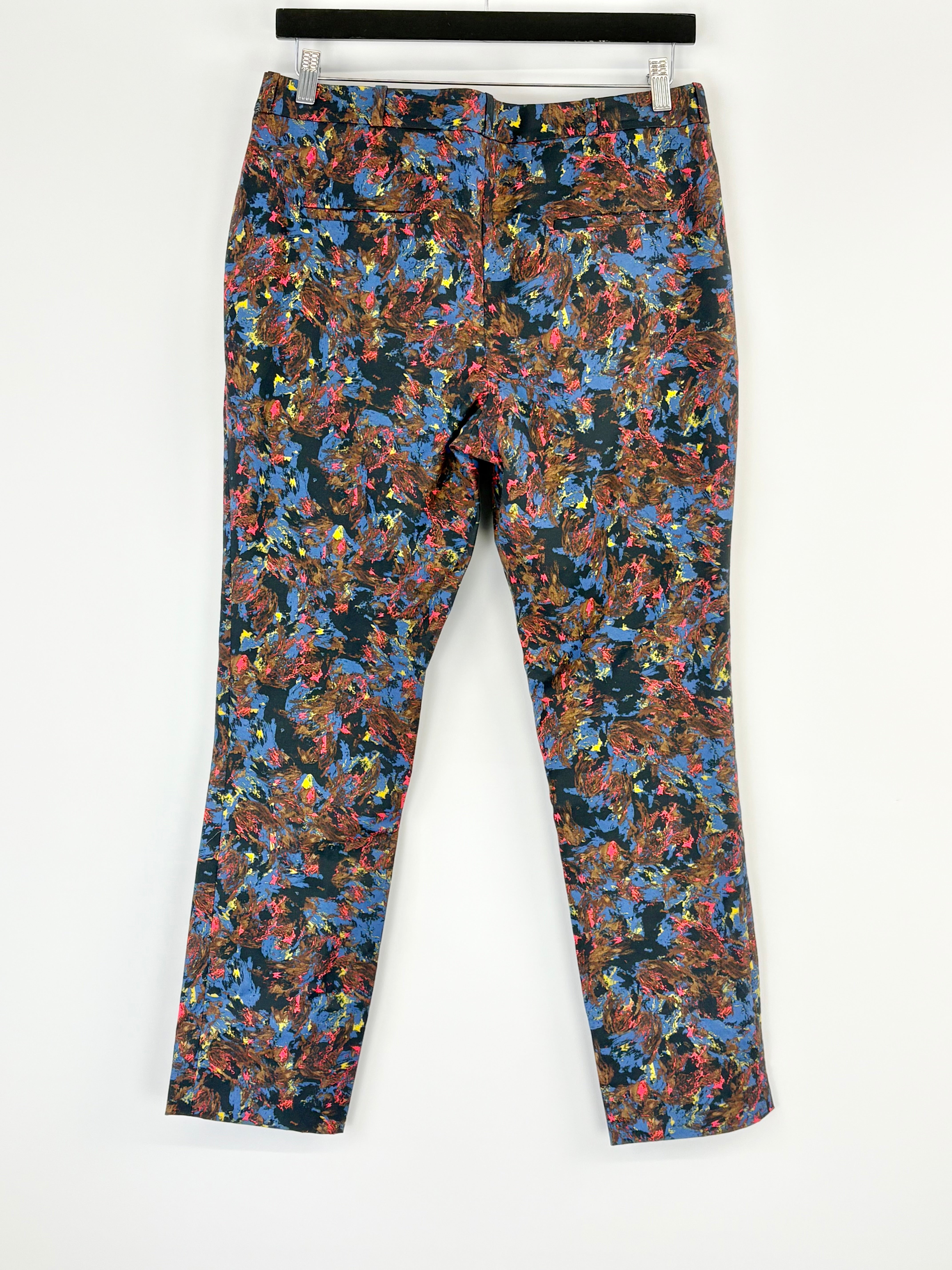 Erdem Abstract Multicolour Low-Rise Pants - AU14