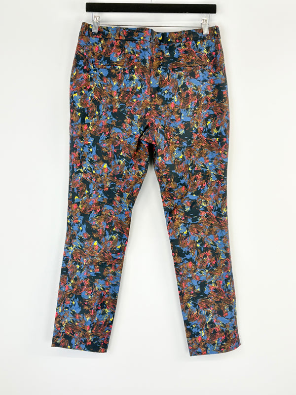 Erdem Abstract Multicolour Low-Rise Pants - AU14