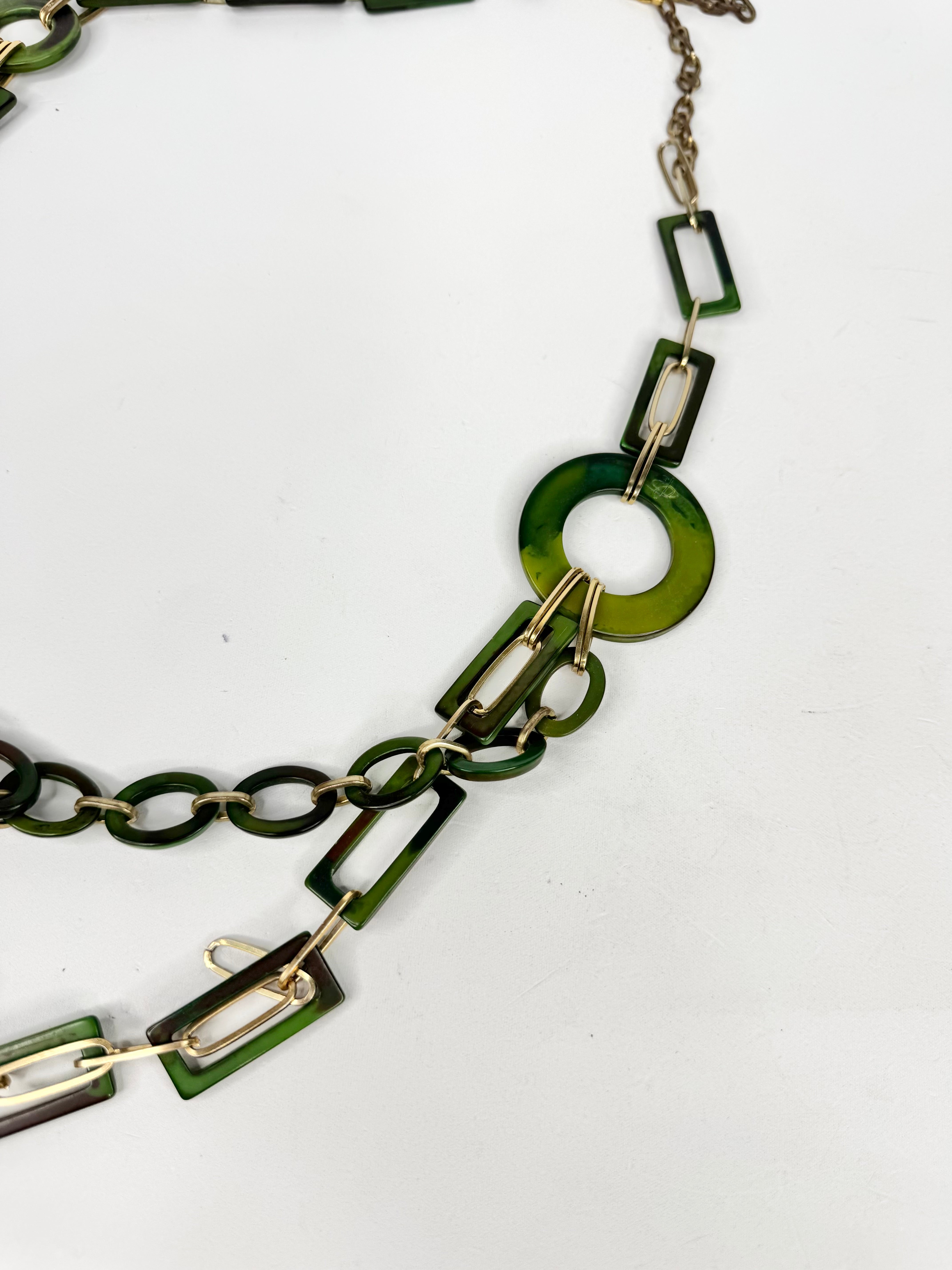 MFW Green Costume Jewellery Necklace