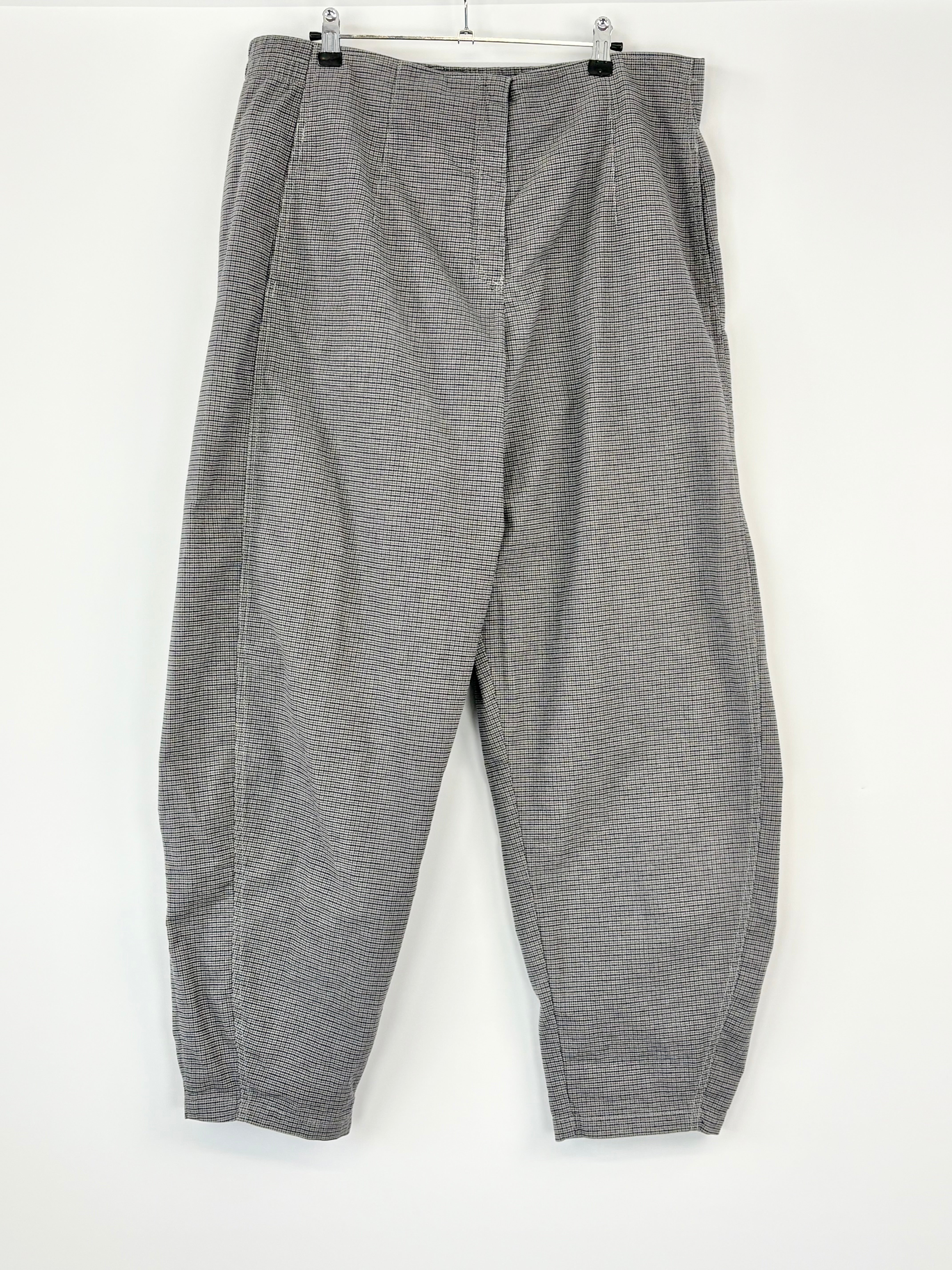 Oska Gingham Relaxed Fit Wide-Leg Pant - AU16/18