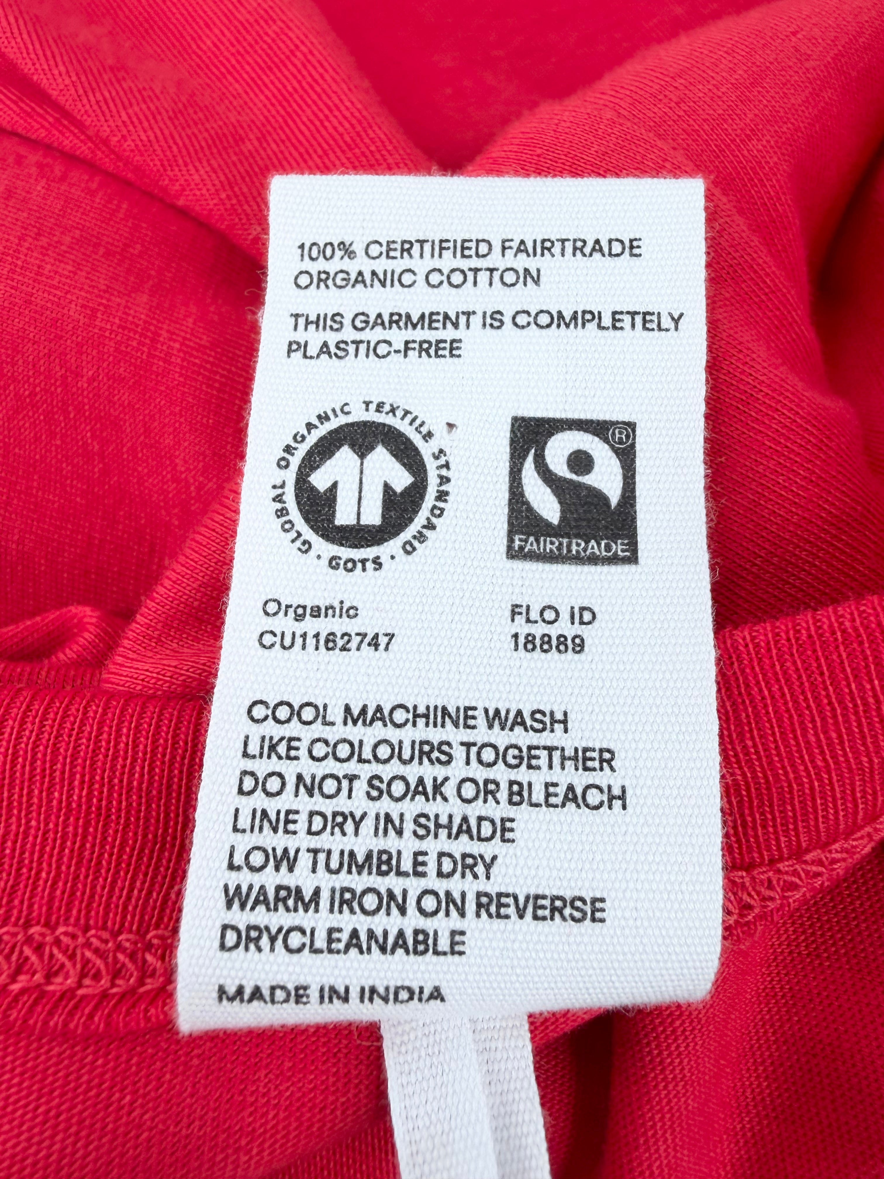 Kowtow Crimson Cotton Maxi Dress - AU6/8