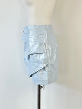 Mossman Sky Blue 'Reminisce' Mini Skirt - AU6