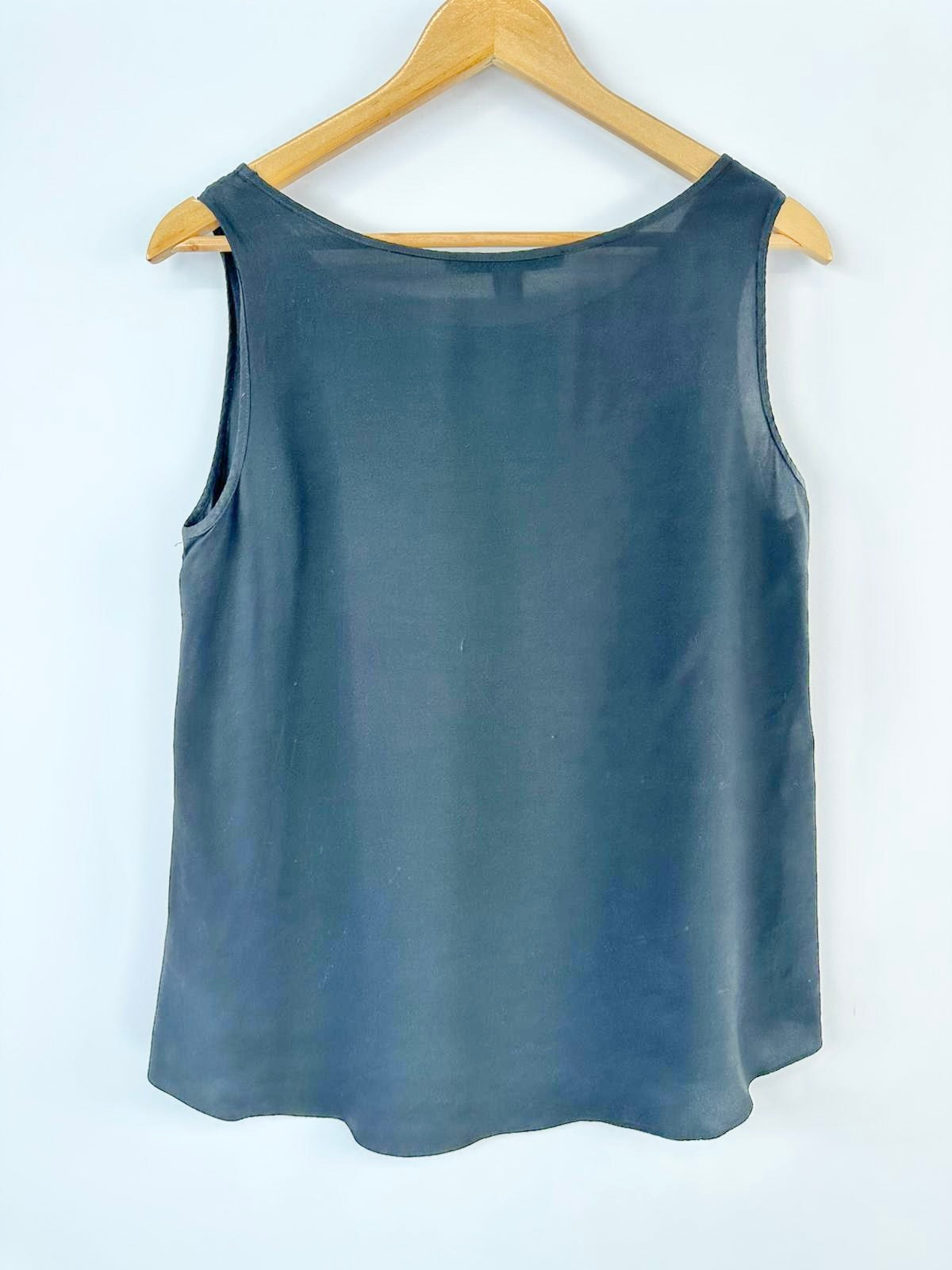 MFW Vintage Anthea Crawford Black Silk Camisole - AU12