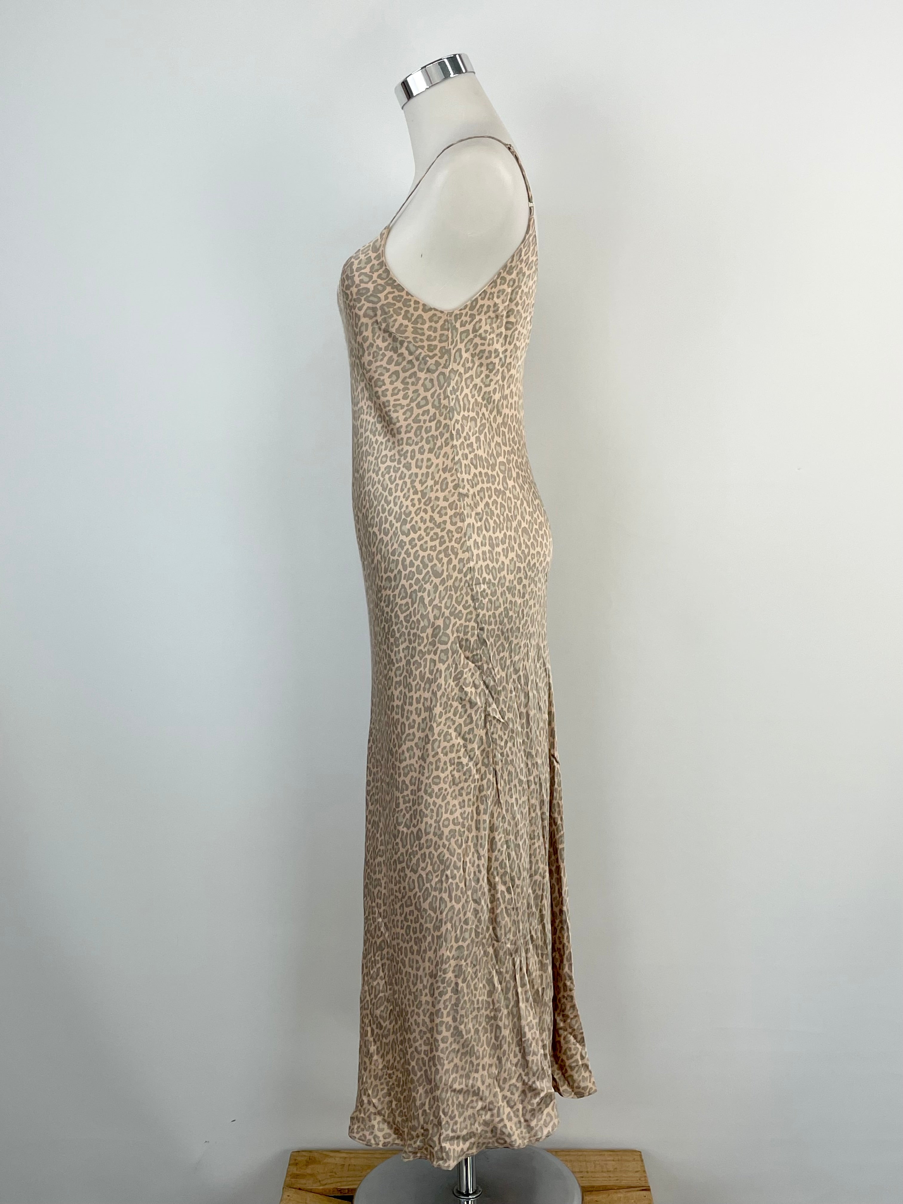 Zimmermann Faded Leopard Print Slip Dress - AU8