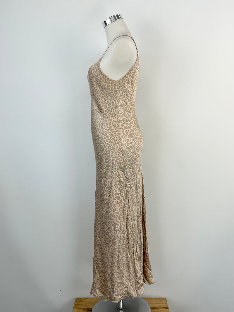 Zimmermann Faded Leopard Print Slip Dress - AU8