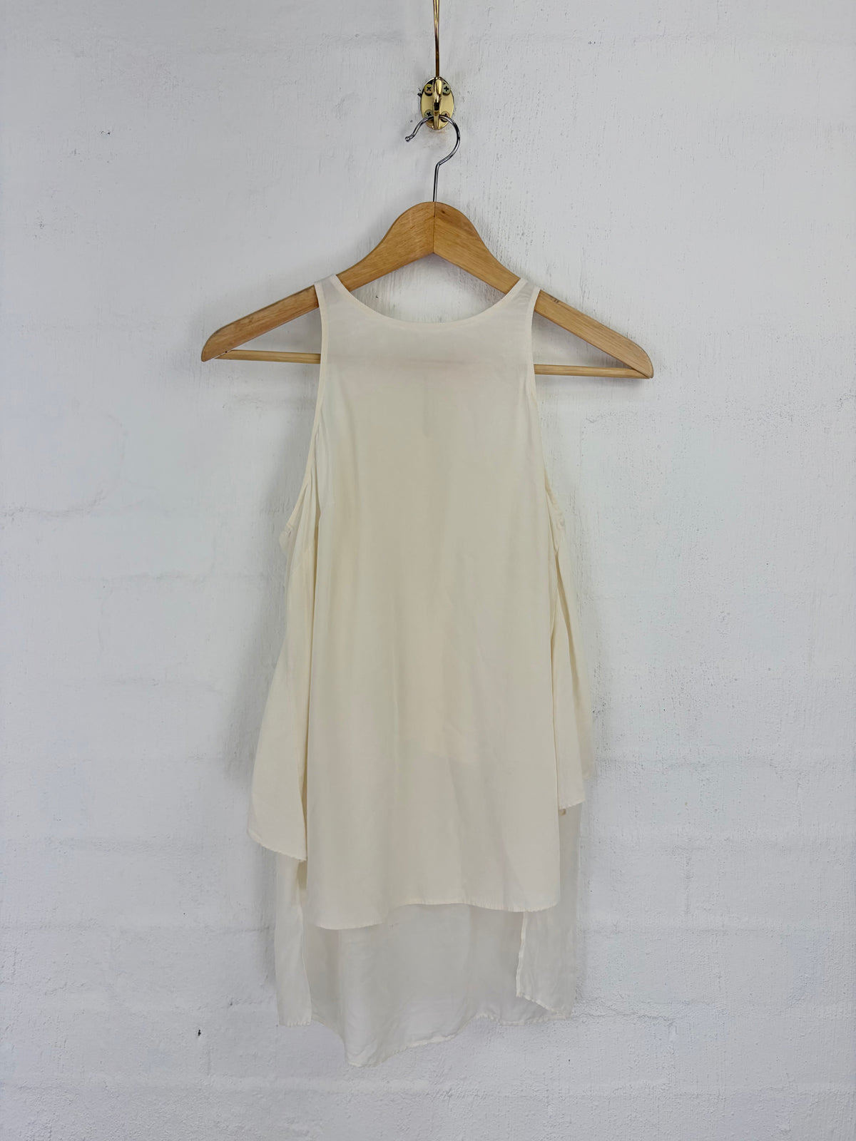 Sass & Bide Ivory 'Silk Tales' Sleevless Blouse - AU6