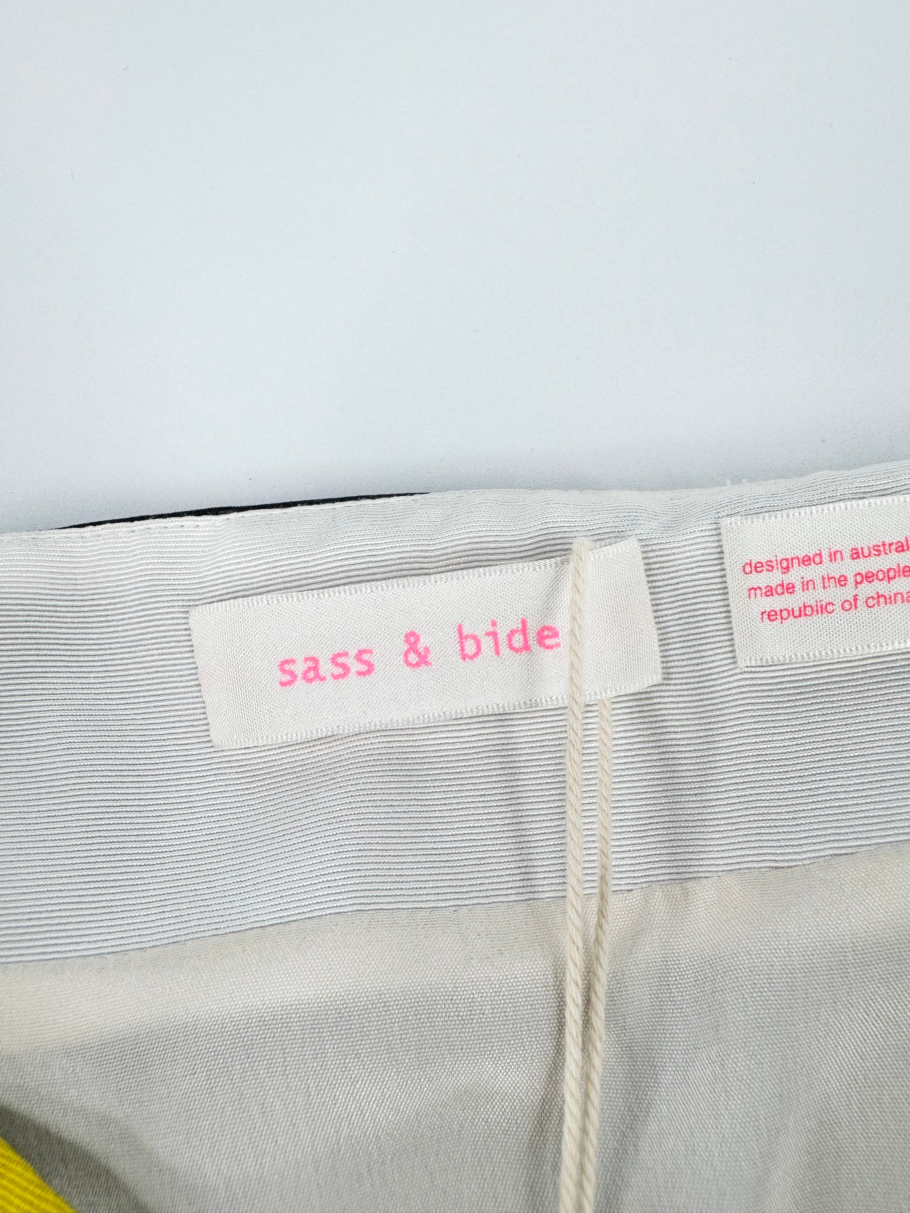 Sass & Bide 'The Silver Lining' Colourblock Mini Skirt NWT - AU12