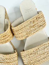 Husk Straw Espadrilles - EU38