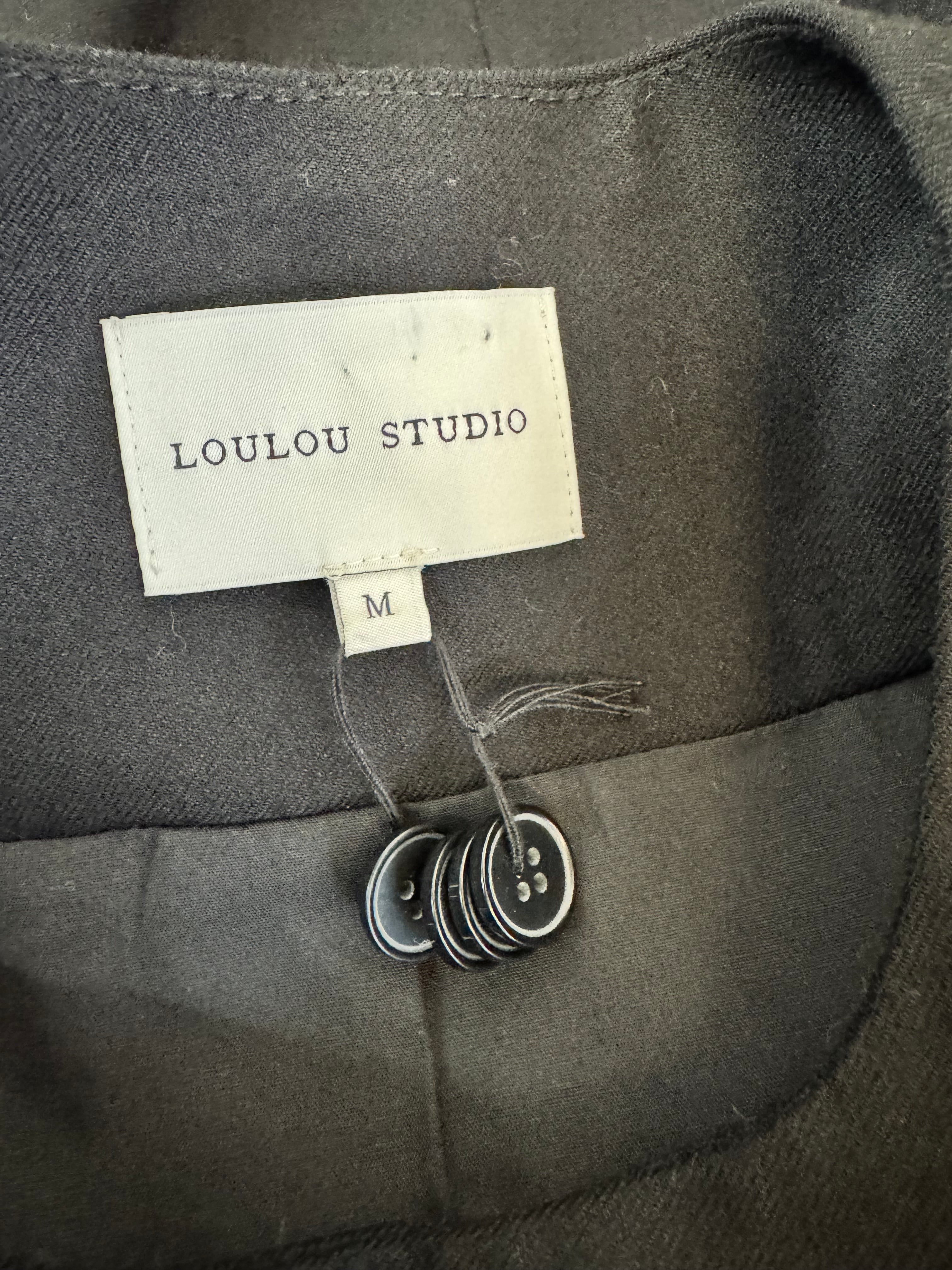 Loulou Studio Black Wool Jacket - AU10/12