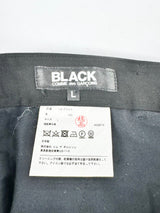 Black Comme des Garçons Wool Slacks - L