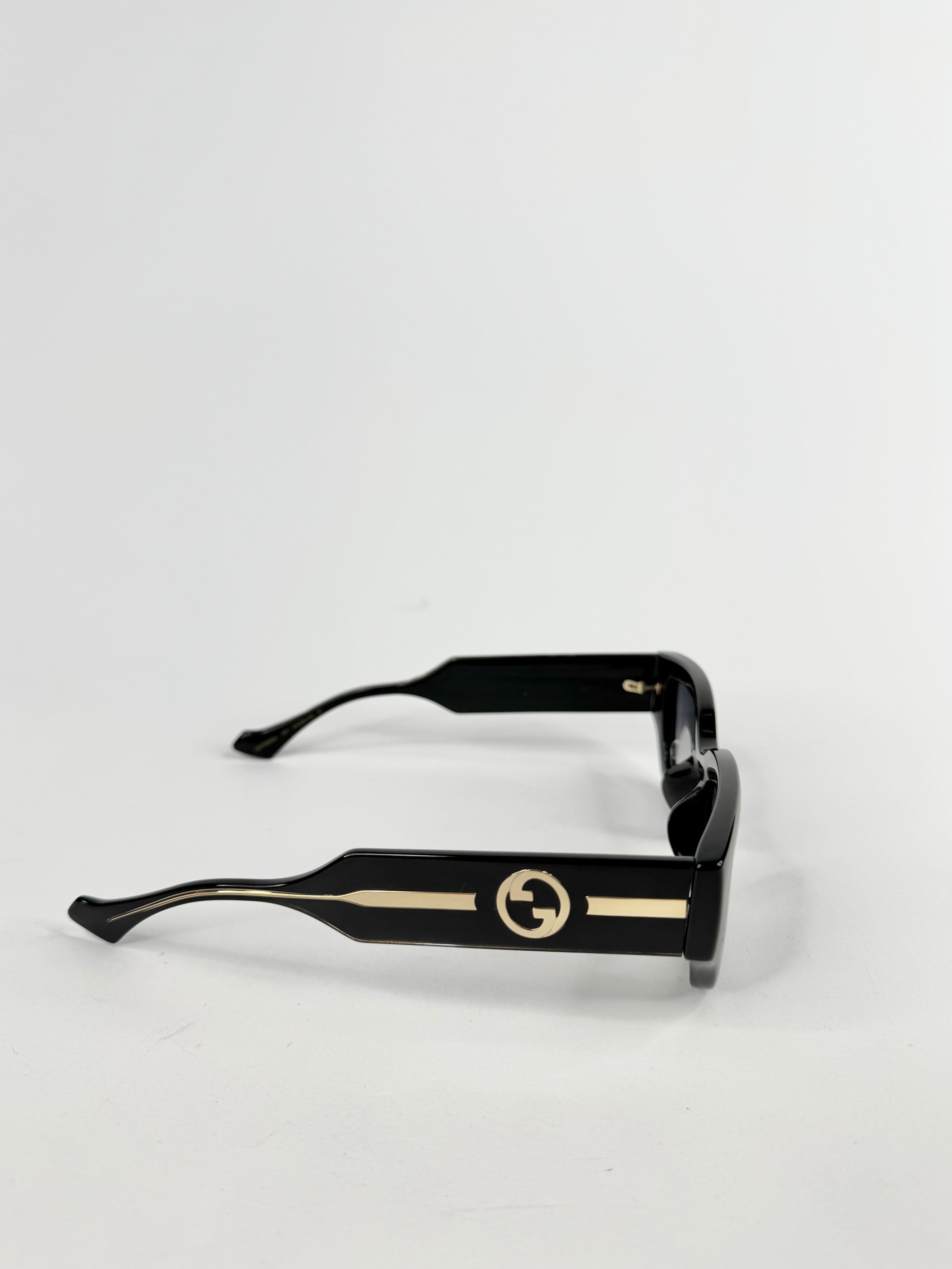 Gucci Black Oversized Square Sunglasses