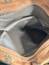 Modapelle Vintage Black Leather Shoulder Bag