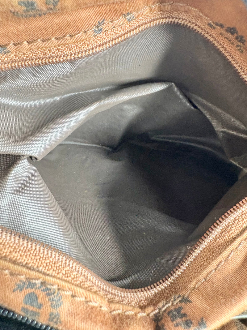 Modapelle Vintage Black Leather Shoulder Bag