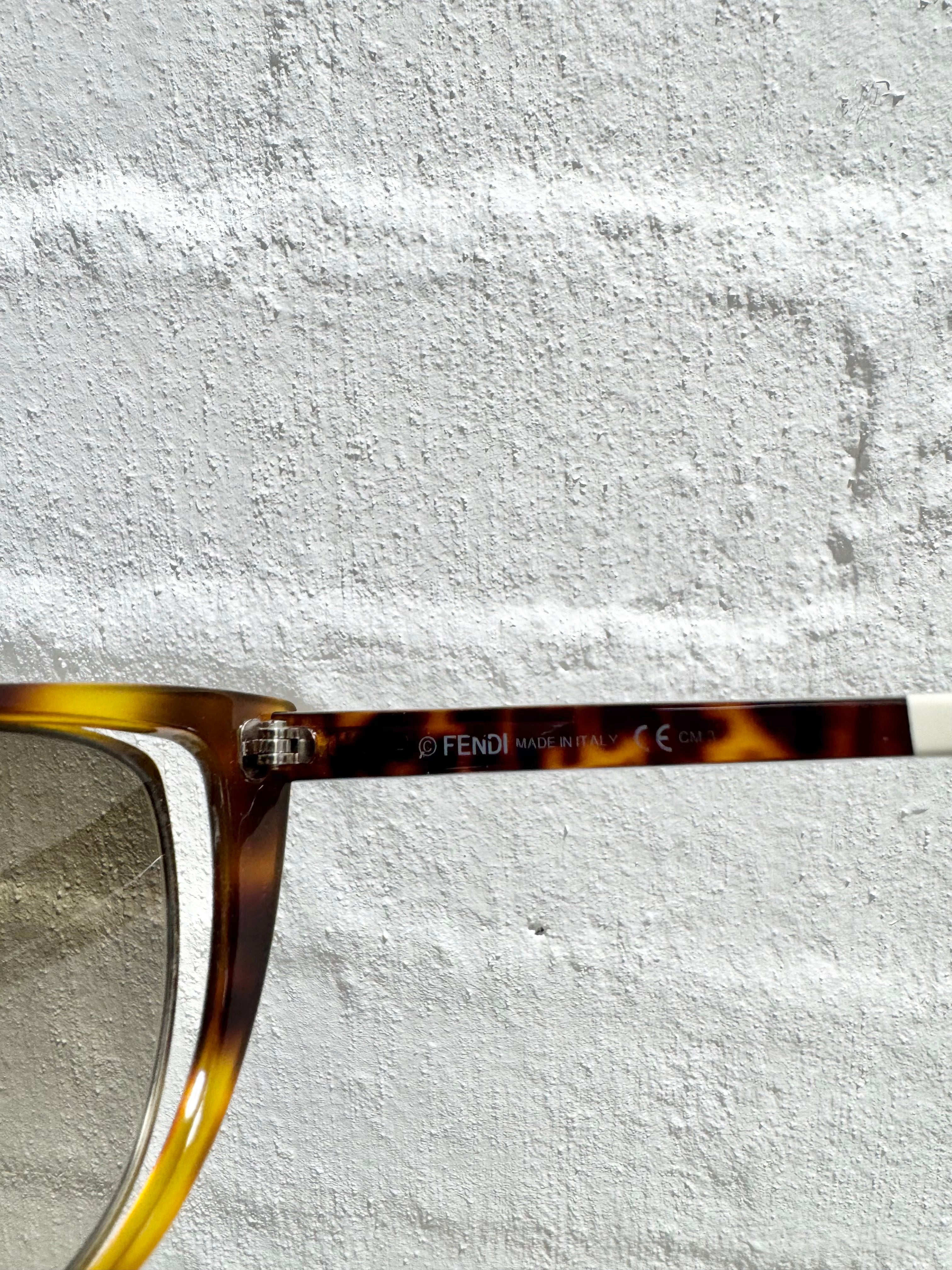 Fendi FF0136/S Havana Butterfly Sunglasses