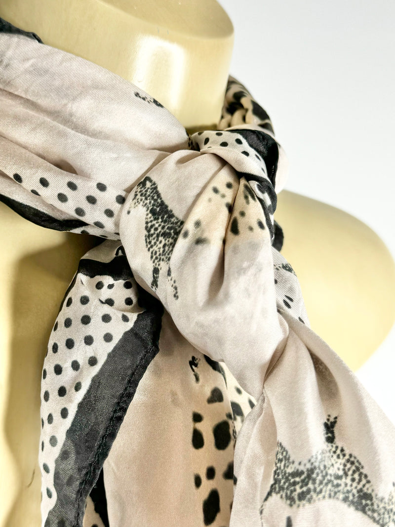 Baum & Pferdgarten Silk Cheetah Pattern Scarf