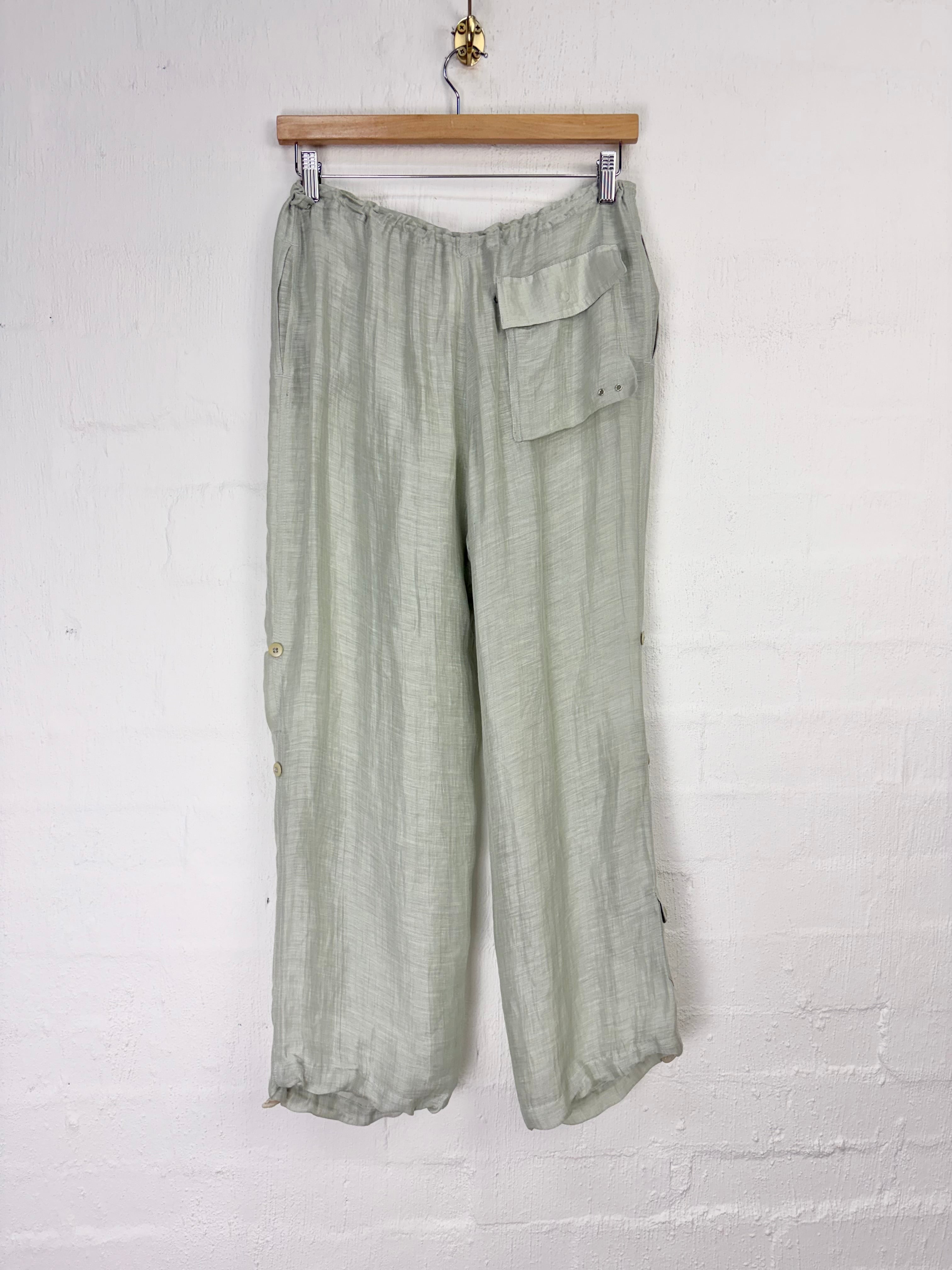 Armani Collezioni Sheer Mint Pant NWT - AU14