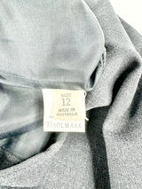 Carla Zampatti Grey Pencil Skirt - AU12