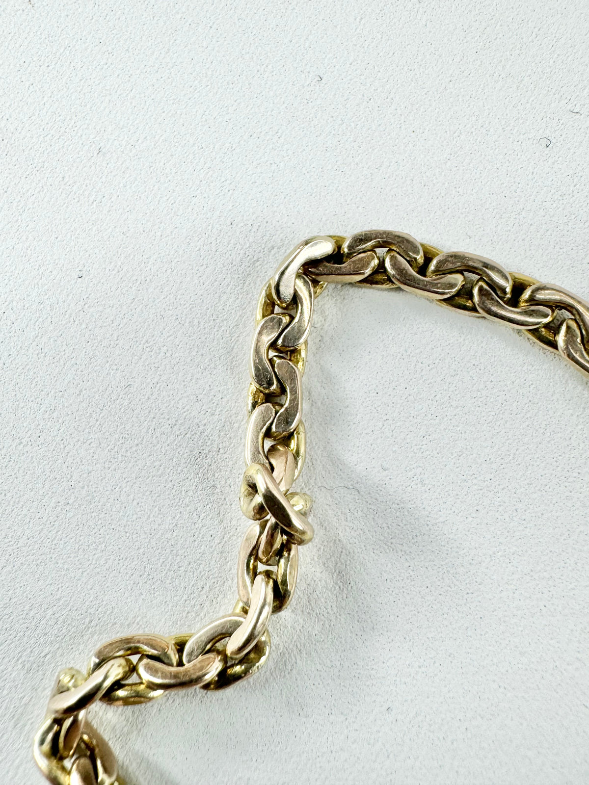 9ct Gold Byzantine Chain Bracelet