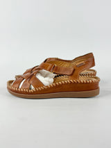 Pikolinos Brandy Leather 'Cadaques' Sandals - EU37