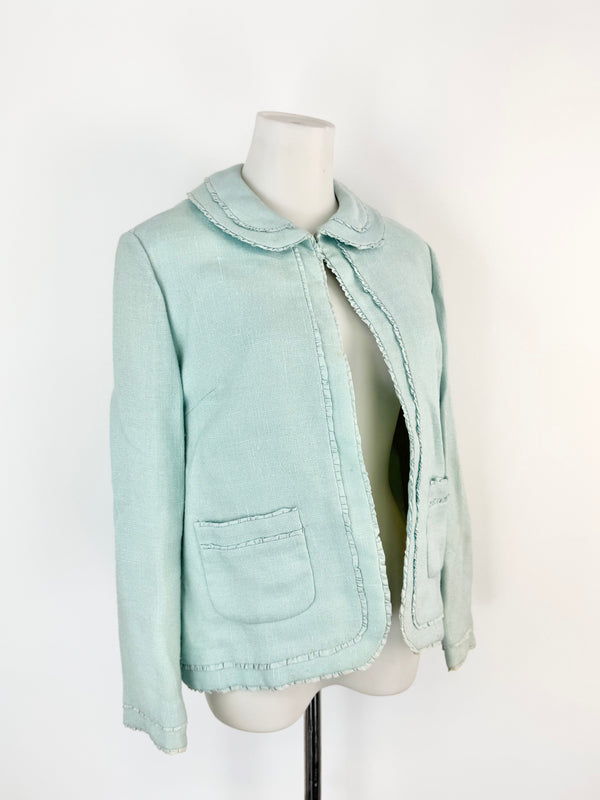 Vintage Tullo Aqua Woven Jacket - AU10