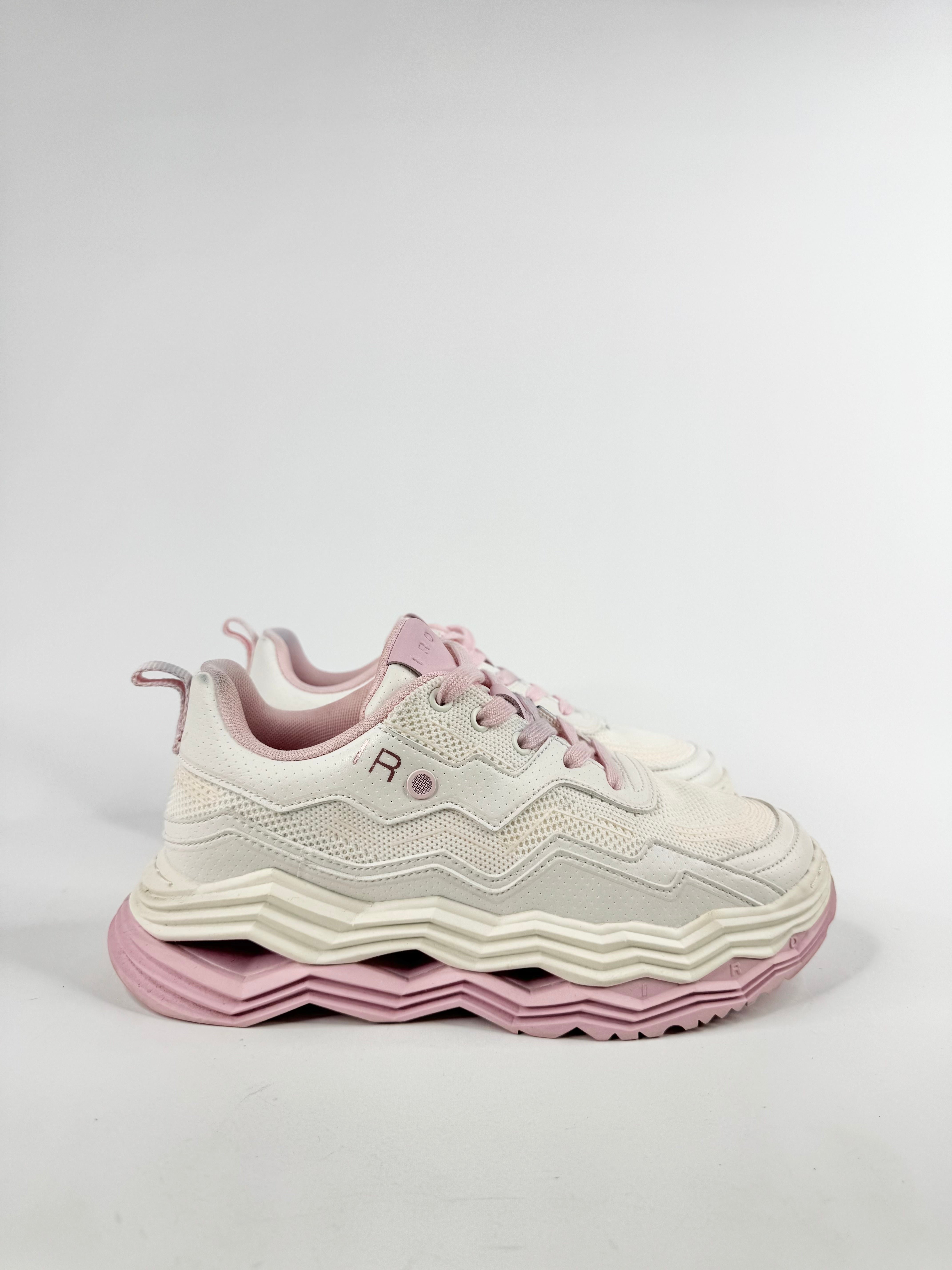 IRO Pink & White 'Wave' Sneakers - EU37