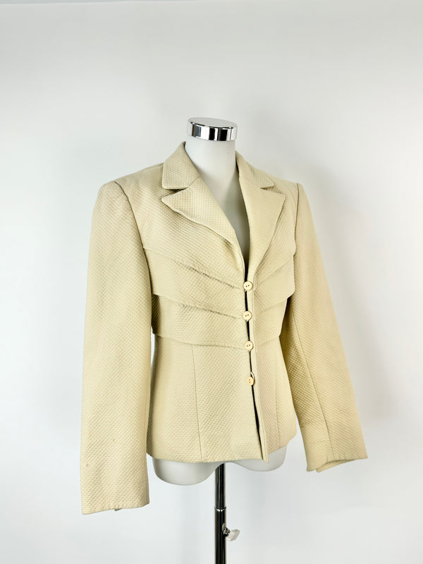 Vintage George Cross Ivory Blazer - AU10