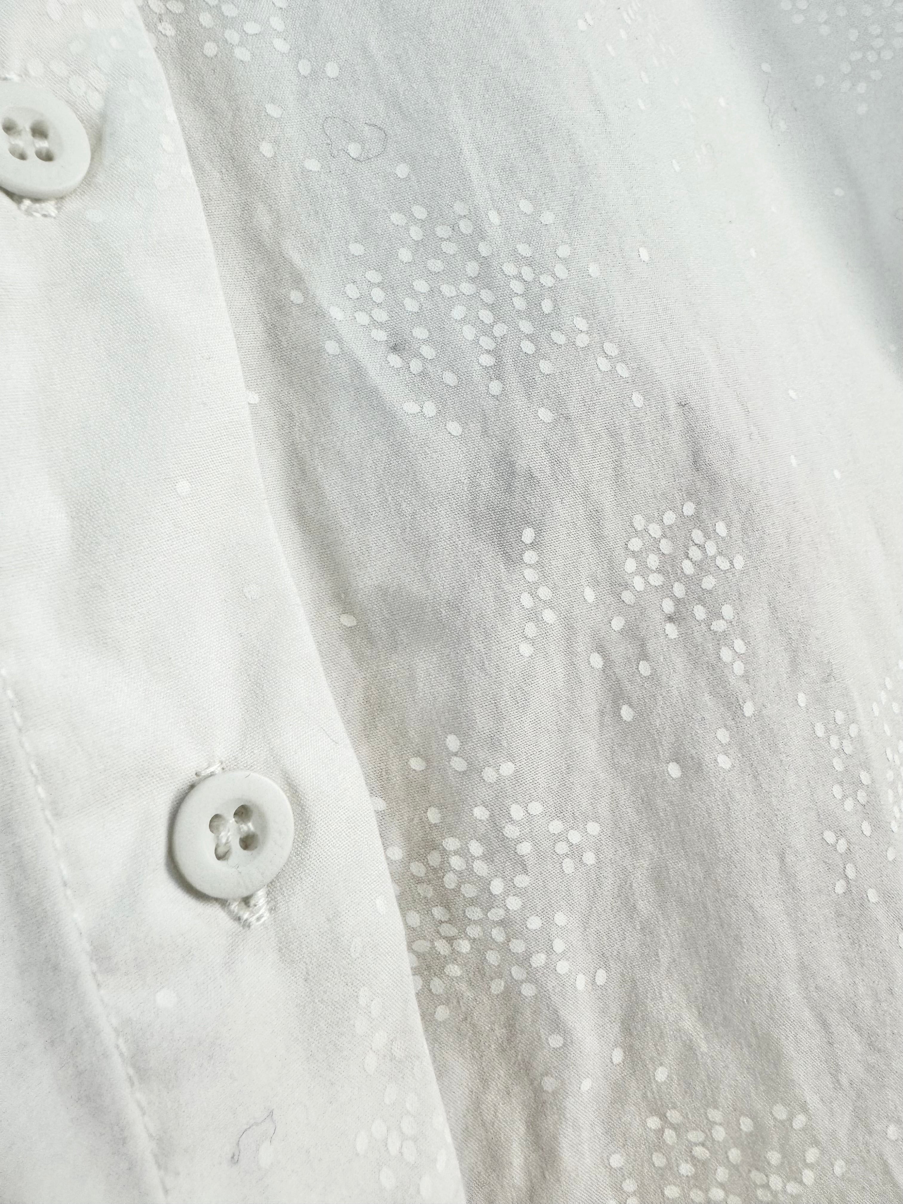 MFW Alpha 60 White Speckle Cotton Shirt - AU6/8