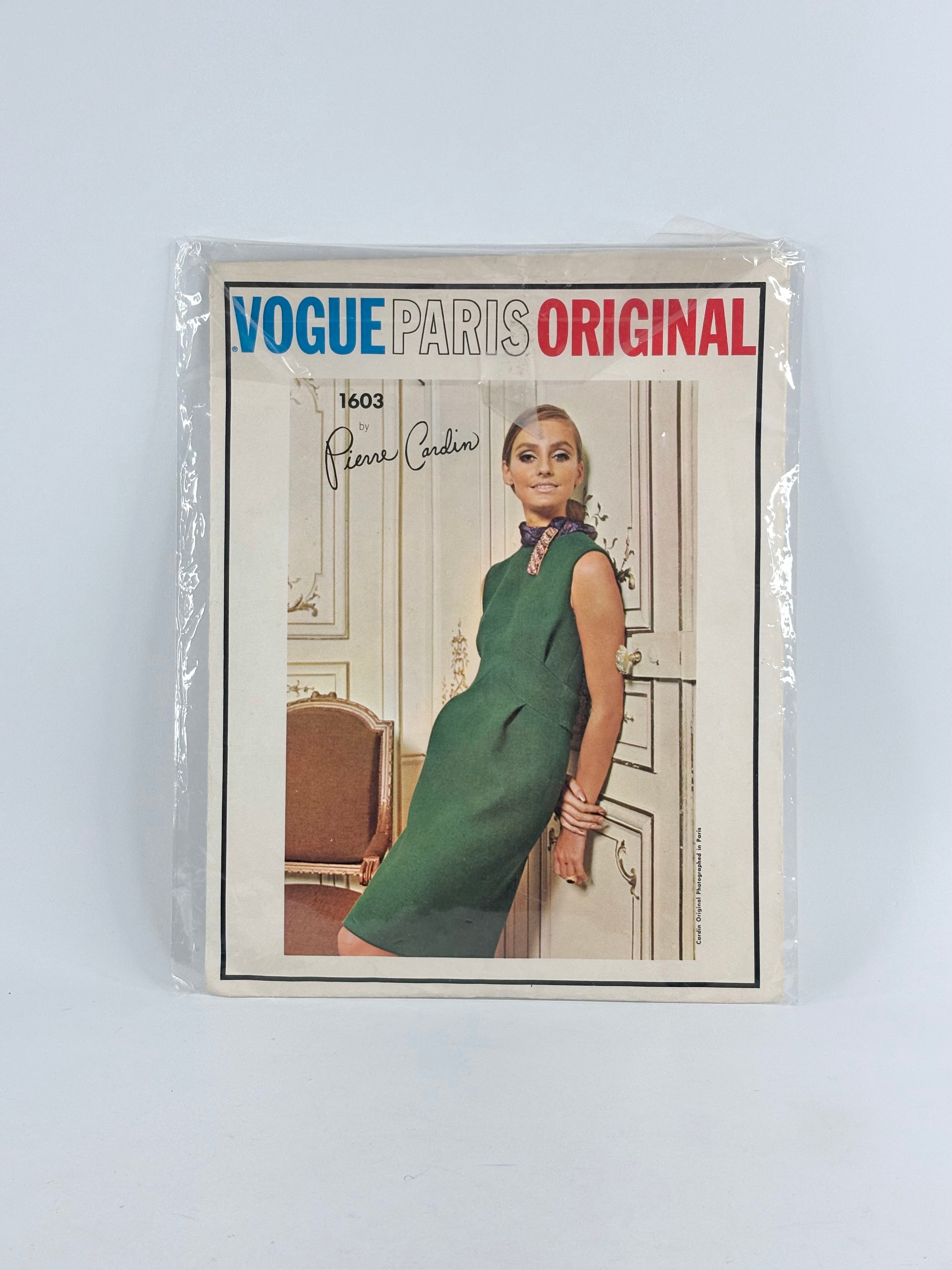 Vogue Paris Original Pierre Cardin Dress: No. 1603 - Size 12