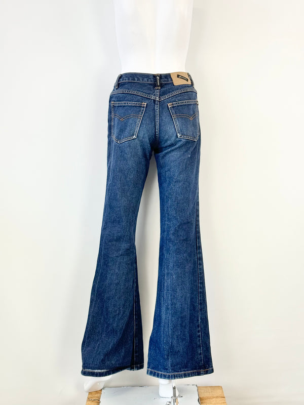 Vintage Yamamoto's Blue Flared Jeans - AU6/8