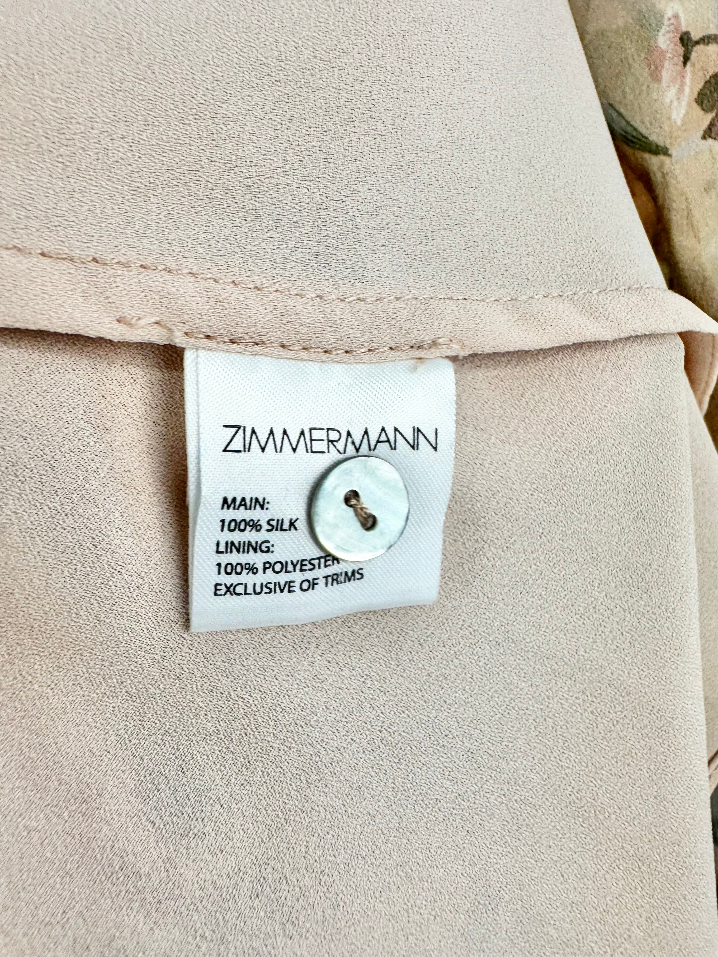 Zimmermann 'Aerial Flounce' Silk Maxi Dress - AU8