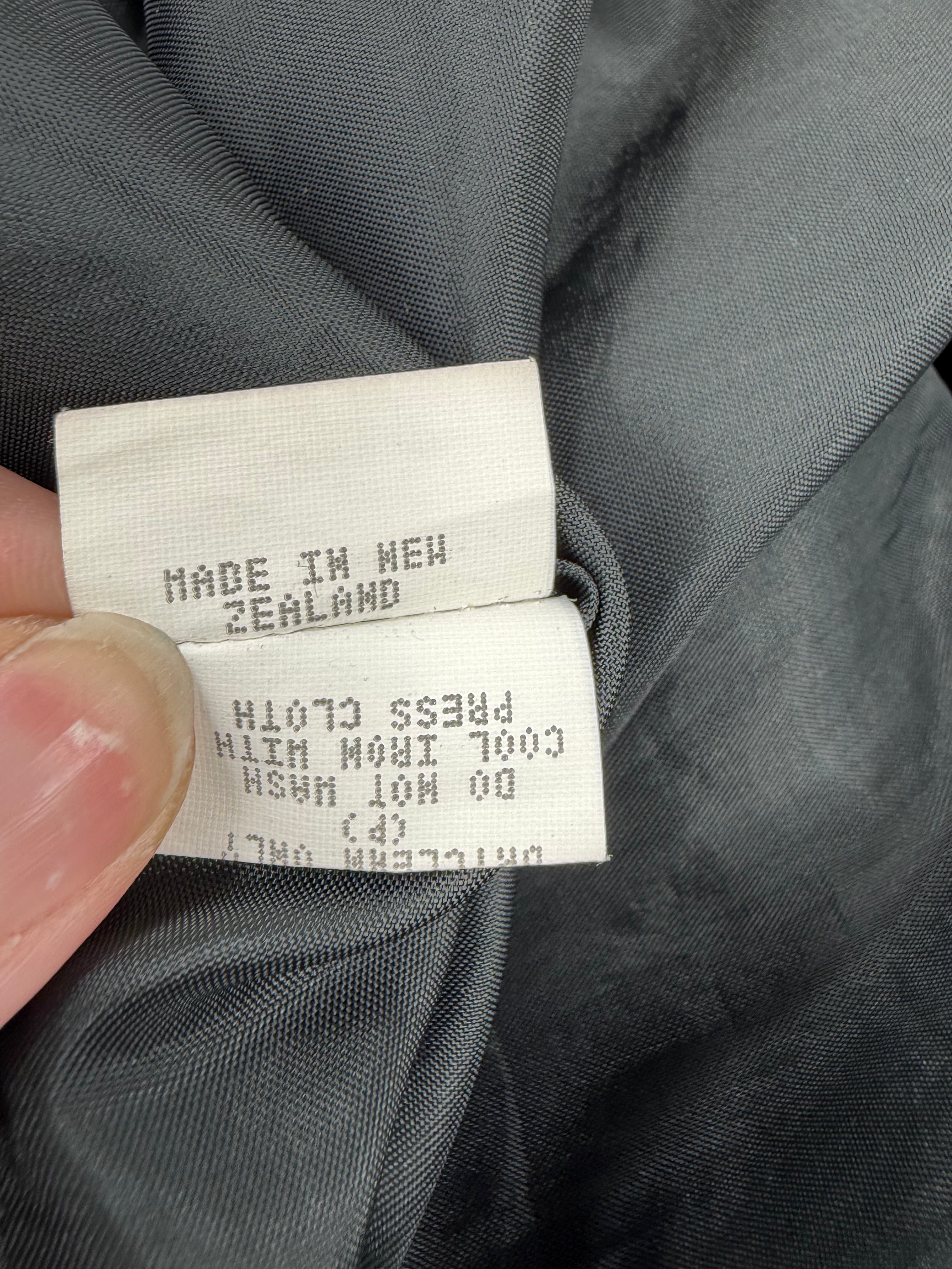 State of Grace Green & Black Textile Wool Coat - AU10/12