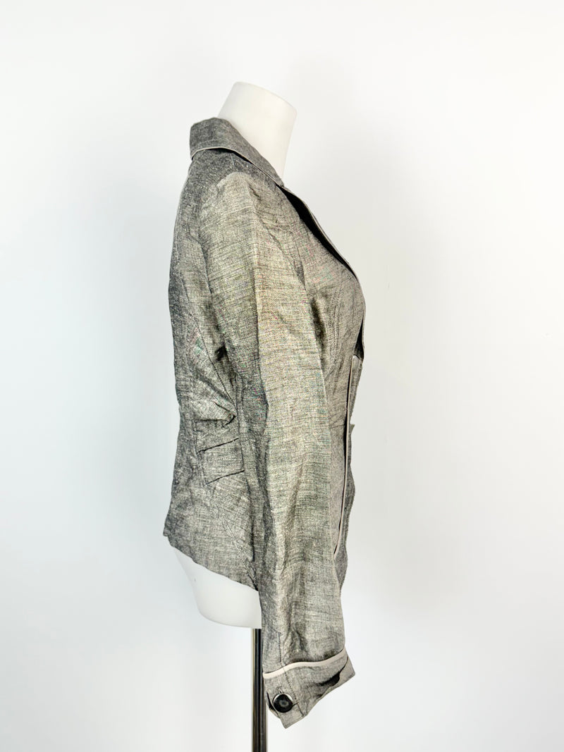 Nicholson Linen & Cotton Blend Light Blazer - AU10