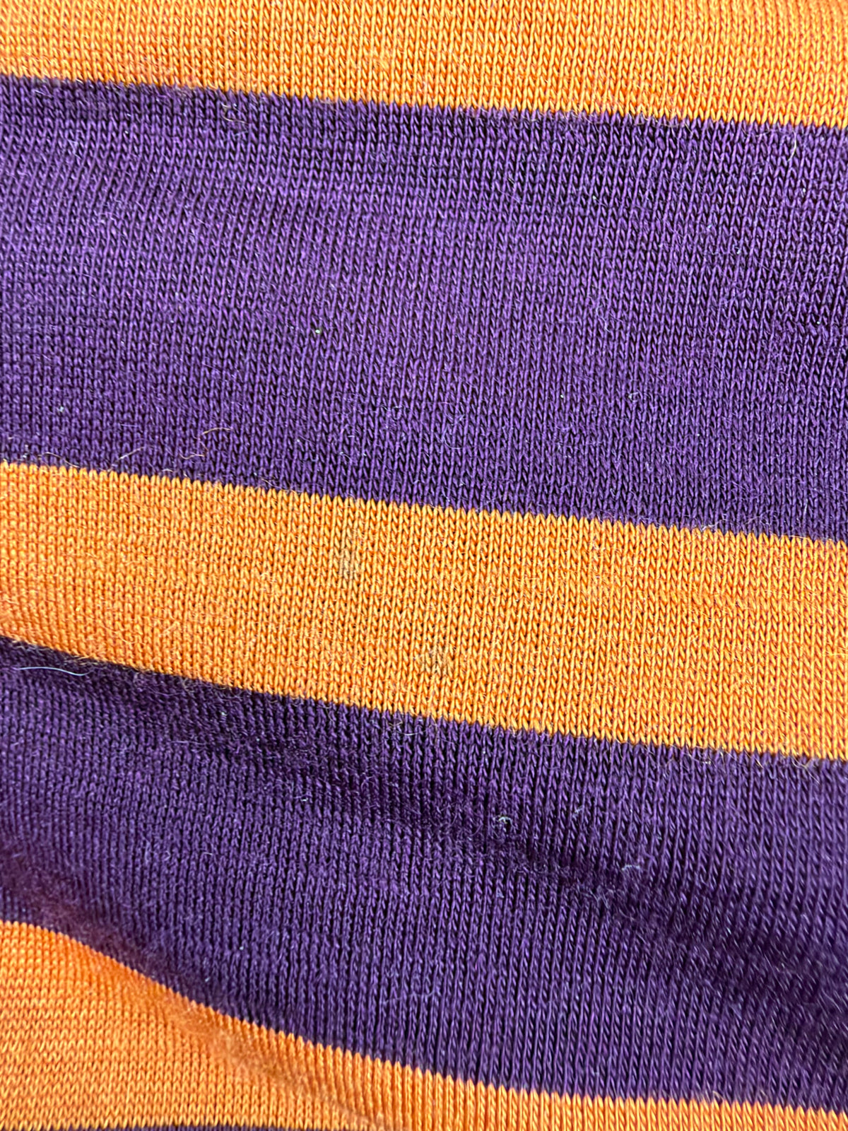 Icebreaker Orange and Purple 150 Cool-Lite Stripe T-Shirt - L