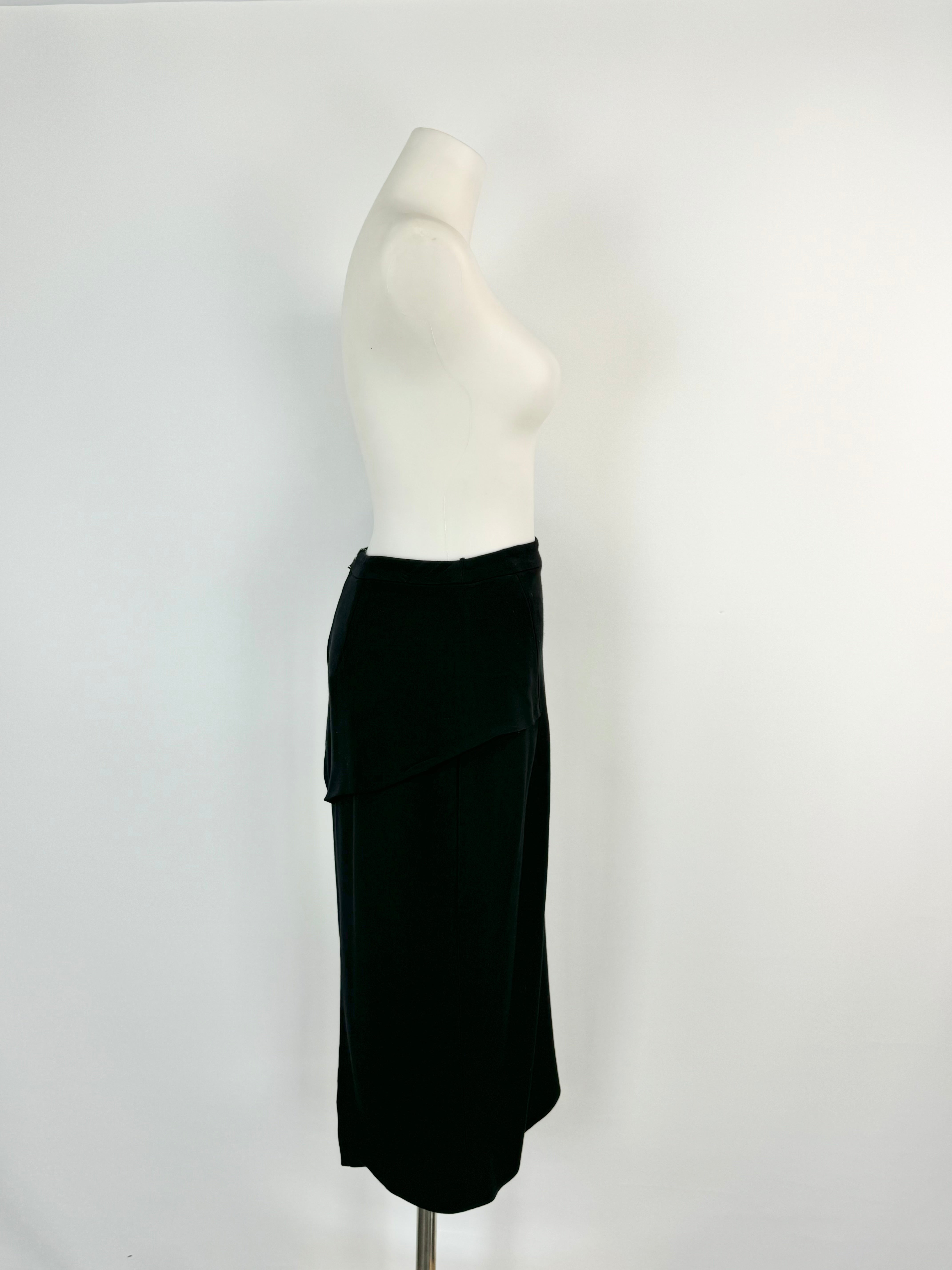 Willow Black Pencil Skirt - AU8