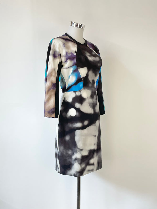 Rachel Comey Abstract Print Silk Blend Mini Dress - AU8