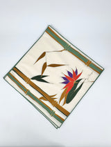 Jim Thompson Cream Bamboo Patterned Handkerchiefs