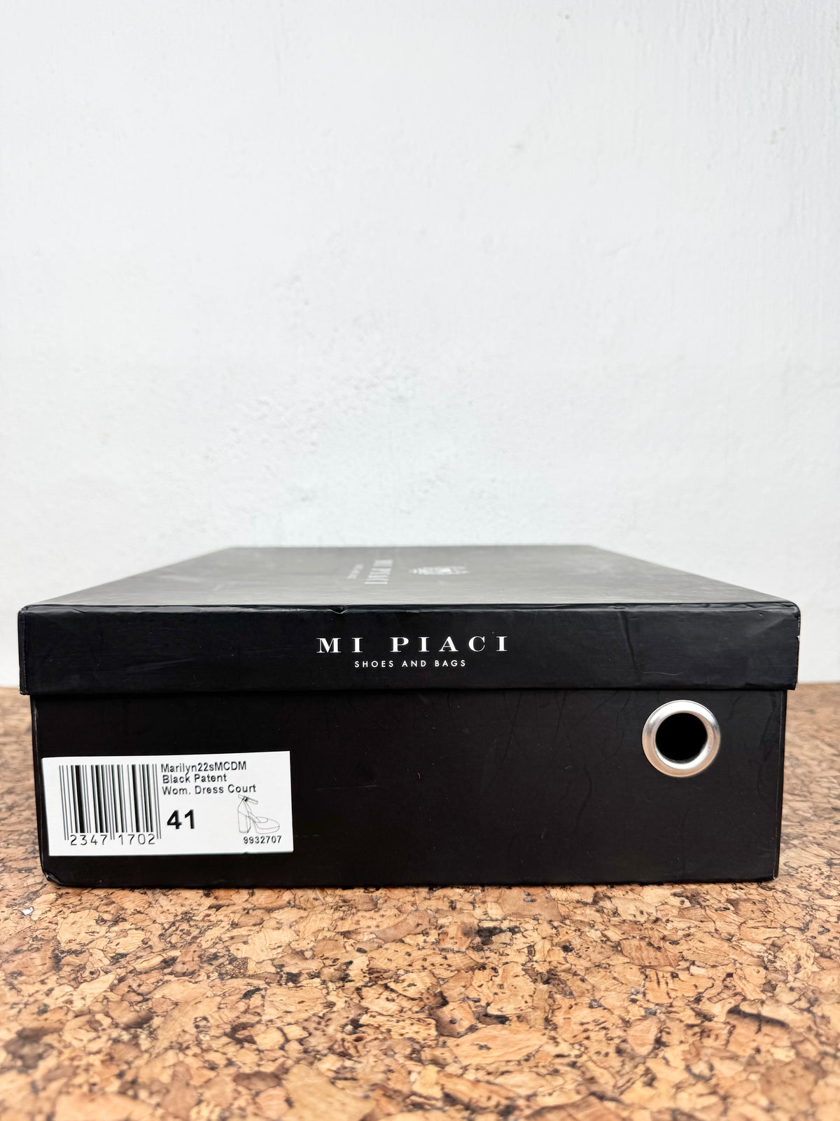 Mi Piaci Black Patent Leather 'Marilyn' Platform Mary Janes - EU41