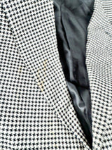 Dominican Republic Silk Houndstooth Blazer - L