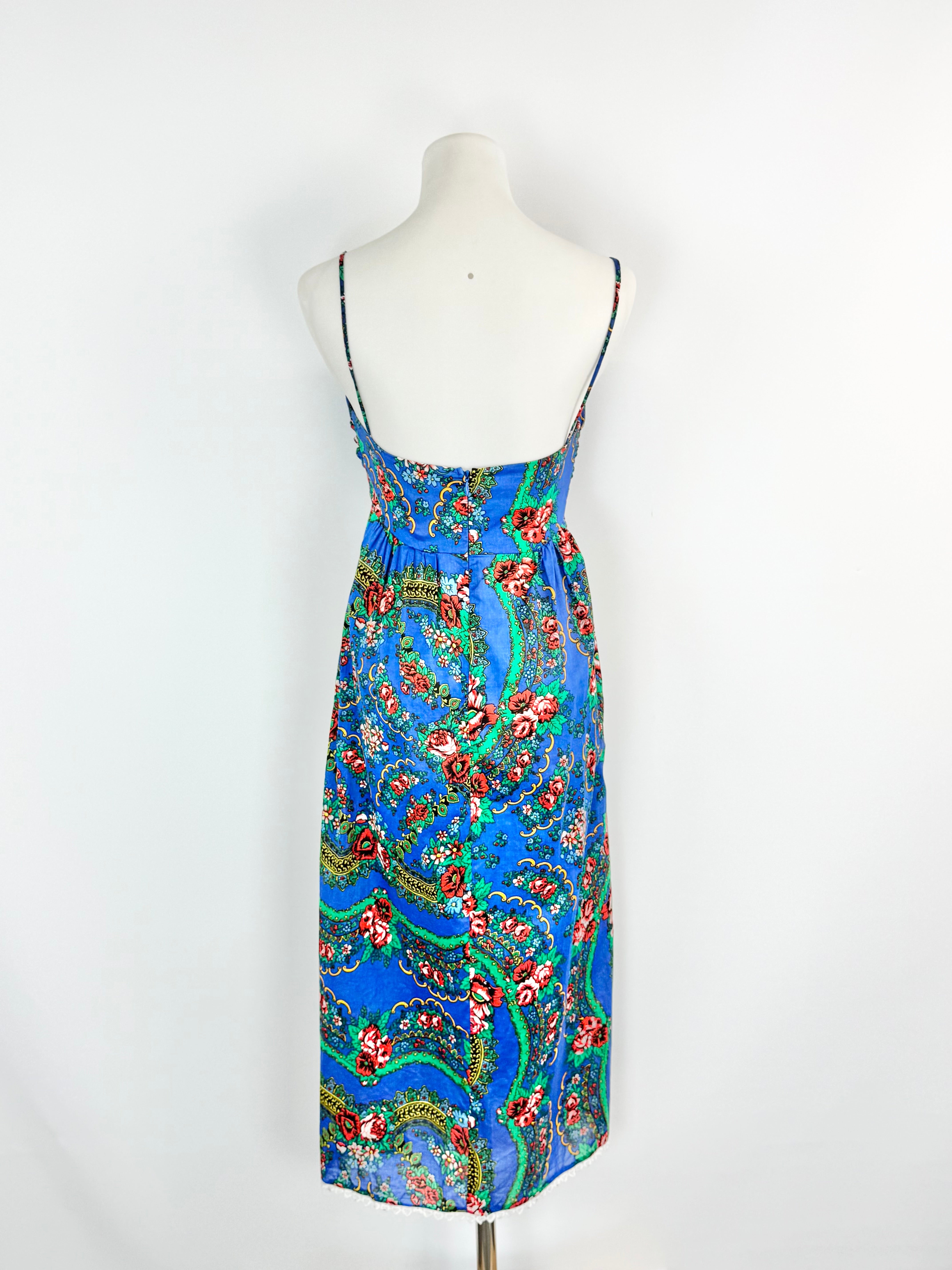 Zimmermann Electric Blue Floral Summer Dress - AU8