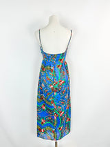 Zimmermann Electric Blue Floral Summer Dress - AU8