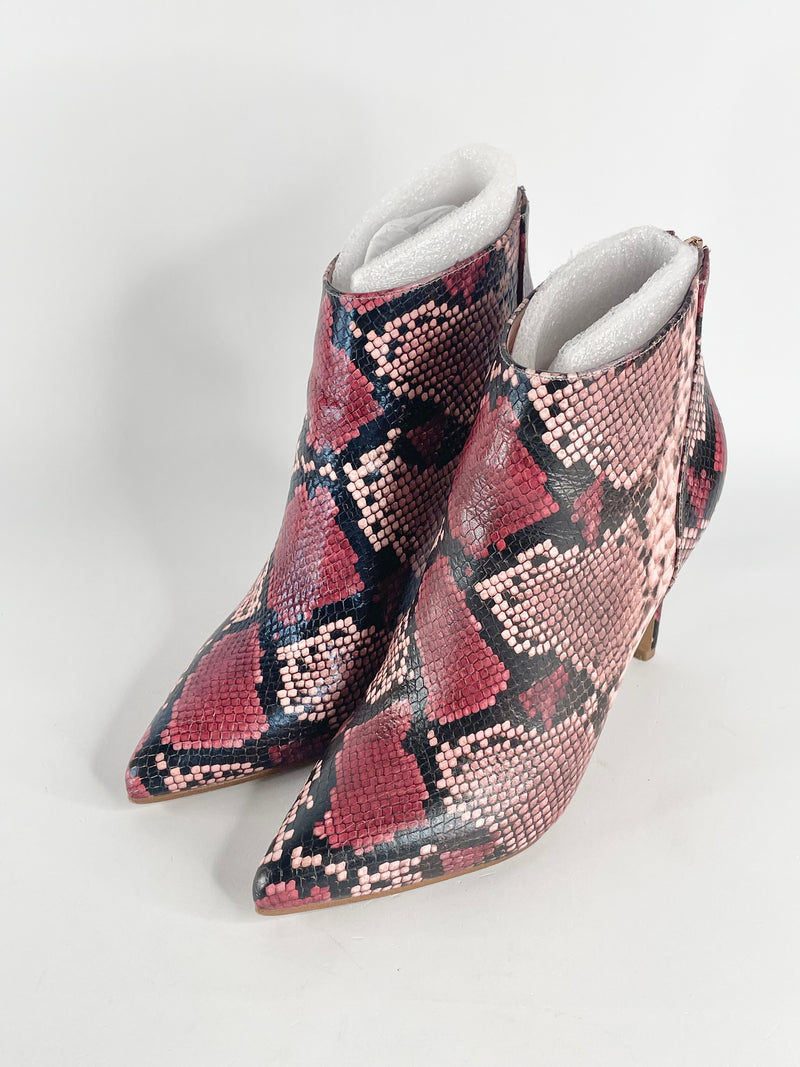 Edward Meller Platinum Collection 'Zarina' Rose-Serpent Ankle Boots - EU37