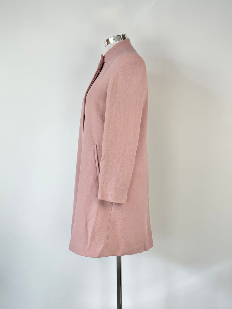 Goat Ellory Cameo Wool Crepe Coat - AU12