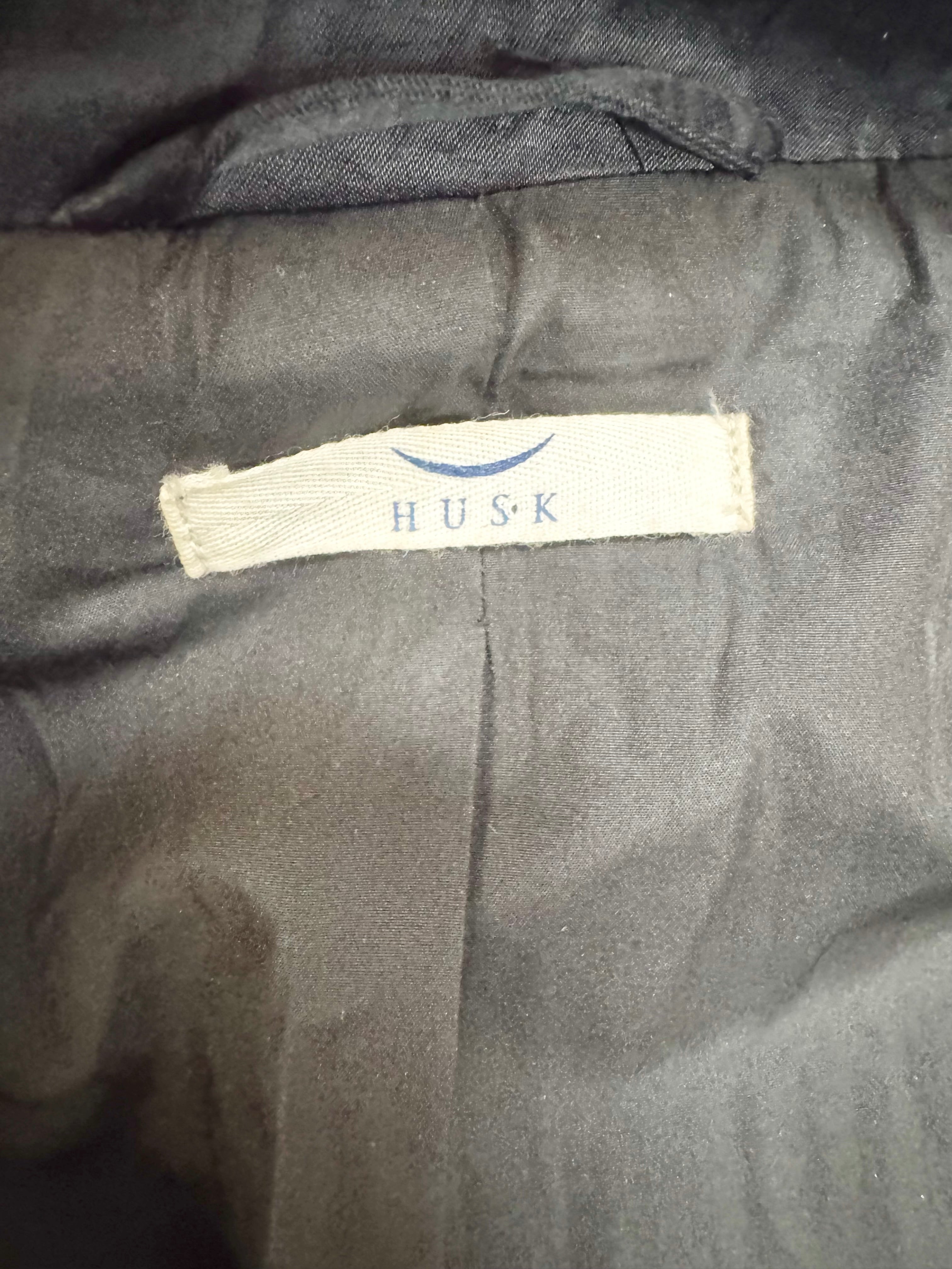 Husk Lightweight Black Trench Coat - AU10